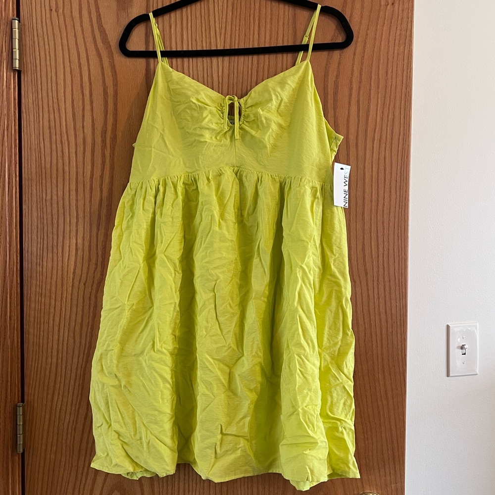 Nine West Lime Camisole Dress NWT